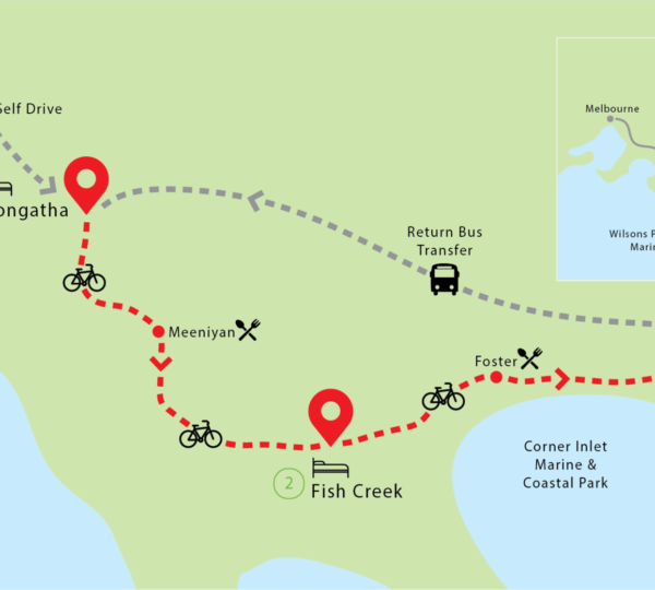 The Great Southern Rail Trail is one of Victoria’s most popular regional trails for walking and cycling.